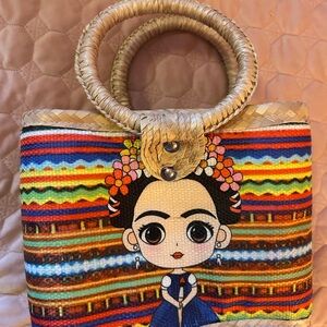 Colorful Woven Tote Bag